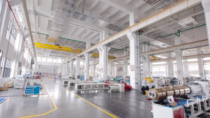 Boyu Machinery's LVT flooring extrusion line