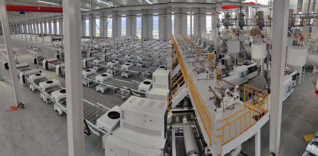 Boyu Machinery SPC Flooring Extrusion Line