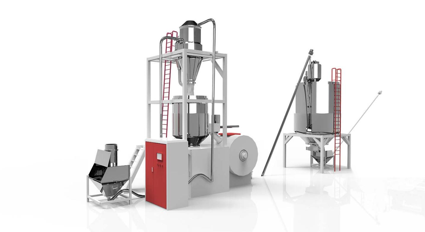 SPC Conical Twin Screw Production Line